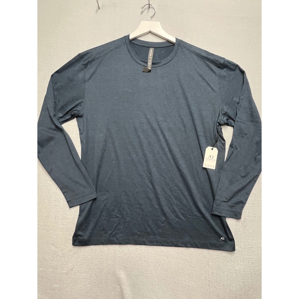 Met AndersonOrd Butter‎ T Long Sleeve Shirt Navy Heather Mens XL Performance